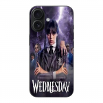 Coque Iphone 16 - Maniacase - Mercredi Adams - Souple - Noir - Mixte