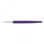 Aiguille &agrave; crochet - Non sp&eacute;cifi&eacute; - r&eacute;f 42382 - Ergonomique - Aluminium - Manche en plastique