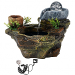 LED Kivirahnud Vaigust Purskkaev Ise Tee Taimed Mikro Maastik Pottides Sukulendid Kodu Kaunistus