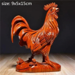 Hiina t&auml;ispuidust suur kukeskulptuur Kaunistused Feng Shui k&auml;sit&ouml;&ouml; Sisustus Elutoa TV-kapp T&ouml;&ouml;laua kaunistused Kingi