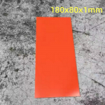 120x40x1mm 180*80*1mm Klaaskiud G10 DIY noa k&auml;epideme vahet&uuml;kkide valmistamiseks G10 materjal noa k&auml;epideme tarvikute materjal - 10 v&auml;rvi Orange 180 * 80 * 1mm