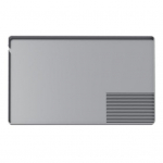 K&otilde;rgendatud servadega silikoonist kohvimatt Espresso joogibaari jaama tarvikud all 1pc hall