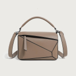 Xi Mengyao stiilis geomeetriline crossbody k&auml;ekott &ndash; trendikas suur padja &otilde;lakott