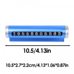 Multifunktsionaalne metallisulamist tekstuuriga rullitav telefoninumbrim&auml;rk Ajutine parkimiskoht Automudel Autode kaunistustarvikud kuld