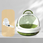 Lemmikloomatarbed Papagoi kaasaskantav puur linnupuur l&auml;bipaistev reisimobiilne kaasaskantav puur roheline