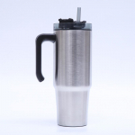 600/900 ml Minimalistlikus stiilis termotass, lekkekindel, vastupidav roostevabast terasest auto vaakumkolb 600ML valge