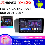 Volvo Xc70 V70 S60 2004-2007 jaoks Android 2 Din Auto Auto Carplay 4G+WIFI GPS Autoraadio Navigatsioon Multimeedia Videopleier Stereo BT 4 core 2GB+64GB carplay