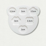 Vahapitsati pitsatvormi padi Silikoonpitsatvaha Fikseeritud kujundite matid Pitseerimisfikseerija K&uuml;lalisteraamat &Uuml;mbrik Kutse Isetegemise t&ouml;&ouml;riist