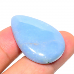 Angelite Stone 2.4x3.4mm Natural Cabochon Fine Loose 44.65Cts. a1q77 sinine