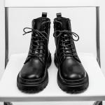 Lume s&otilde;jav&auml;esaapad meeste talve musta t&ouml;&ouml;r&otilde;ivaste jaoks Briti stiilis mootorratta nahast saapad soojad puuvillased saapad 39