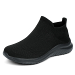 Suurused Meeste Jalan&otilde;ud V&otilde;rkpealne Sporditossud Laisad Sokksussid Slip-on Vabaajajalatsid 44 black