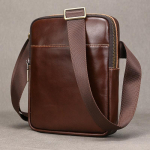 Meeste naturaalsest nahast &uuml;lakehakott, lehma &uuml;lemine kiht, kerge crossbody kott, vabaaja crossbody kott 9315 kohv