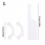3 tk Ilu Nina Klamber Korrektor Massaaživahend Nina &Uuml;les T&otilde;stev Vormiv Klamber L&otilde;ikur Vormija Silla Sirgendamine Ei Valu 3 Suurust L must