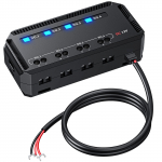 Extractme 12V kaitsmekarp Universaalne 20A Autot&ouml;&ouml;stuse Moto Plokk Kaitsmed LED Indikaatortuli Kuumuskindel Kaitsmehoidik Autole Mootorrattale must