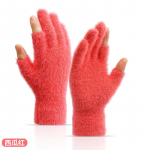 Talvised k&uuml;lmakindlad pl&uuml;&uuml;skindad, silmkoelised naaritsa karusnahast imitatsiooniga kindad pools&otilde;rme disainiga s&uuml;gistalviseks koduks &otilde;ues hall