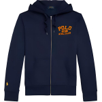 Polo Ralph Lauren S&uuml;gis/Talv 22 Kirjatr&uuml;kiga T&otilde;mblukuga Kapuutsiga Dressipluus Meeste kapuutsikad Tumesinine MNPOKNI16822185-410 XXL