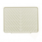 Silikoonist n&otilde;udekuivatusmatt K&ouml;&ouml;gi valamu Kuumuskindel N&otilde;rutusn&otilde;lva disainiga Pad N&otilde;ude kuivatamiseks beež