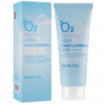 Farm Stay O2 Premium Aqua Foam Cleansing 100ml +RANDOM GIFT