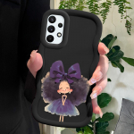 V&auml;rvitud mustriga Big Wave Edge pehmest silikoonmaterjalist Macaron telefoni&uuml;mbris, p&otilde;rutuskindel kaitsev kummist korpus Samsung Xiaomi Poco Redmi jaoks Samsung S25 Plus 5G roosa