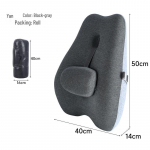 M&auml;luvahust nimmepiirkonna tugipadi kehahoiaku korrigeerimiseks ja mugavuseks 6292 with Round Cushion Black Gray Single