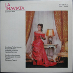 LP plaat GIUSEPPE VERDI, ANNELIESE ROTHENBER - La Traviata 826298 ETERNA 1974 Saksa Dem Klassikaline Kasutatud