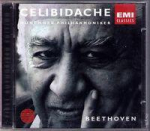CD CELIBIDACHE, M&Uuml;NCHNER PHILHARMONIKER - Beethoven: S&uuml;mfooniad nr. 4 & 5 724355652126 EMI Classics 1997 Euroopa Klassikaline Kasutatud