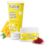 Tuco&reg; Kids Sunscreen Lotion (100ml) & Sunscreen Cream (50gm)| Safe for Kids and Baby | UVA/UVB PA++++ | Ages 2-5, 5-10, 10-15 | 150 gm |