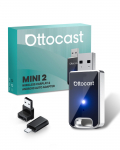 Ottocast MINI Ottocast Uus Mini CarPlay Android Auto Juhtmevaba USB Autoadapter 2025 Uusim Android Auto CarPlay Juhtmevaba &Uuml;henduse Vastuv&otilde;tja &Uuml;hilduv