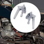 Motorcycle Foot Pegs Rear Passenger Footrest Replaces Lightweight Spare Parts Easy to Install Sturdy