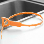 Kanalisatsioonitoru juuksepuhastusvahend WC toru eemaldage ummistused v&otilde;&otilde;rkehade konks torupuhastusvahend kraanikaussi k&ouml;&ouml;gi &auml;ravoolu puhastushari 2 PCS