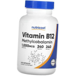 Met&uuml;&uuml;lkobalamiin, Vitamiin B12 1000, Nutricost (36647045) 240caps