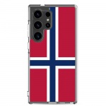 Coque Samsung - Norvege - Galaxy S24 - Souple - Mitmev&auml;rviline - Disain Drapeau