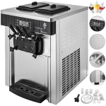 Kaubanduslik j&auml;&auml;tisemasin 5,3 kuni 7,4 gal tunnis pehme serveerimisega LED-ekraaniga automaatne puhastus 3 maitset restoranidele, 2200W 2200W