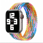 Nailonist rihma aas Apple Watchi rihmale 44 mm 40 mm 45 mm 41 mm 38 mm elastne hingav nailonpunutis rihm iWatch seeria 3 5 6 se 7 rihm 38mm 40mm 41mm & S