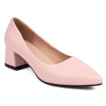 Punased naiste madala kontsaga kleitkingad 2025 Mood Must Valge Roosa L&uuml;hikese kontsaga Peo Pulma Kontorikingad Naiste Suur Suurus 45 34 roosa