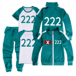 Lapsed Poisid T&uuml;drukud Film M&auml;ng Prindi Pikad varrukad T&otilde;mblukuga Jakk Mantel T s&auml;rk P&uuml;ksid P&uuml;ksid Komplekti Riietus Halloweeni Cosplay Kost&uuml;&uuml;m 150cm