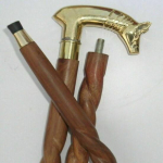 Antiikstiilis Viktoriaanlik Vanaaegne Disainer Messingist K&auml;epidemega Kepp Puidust Jalutuskepp M aero