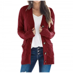 Naiste Boho Patchwork kardigan, pikkade varrukatega avatud eesmine kootud kampsun, mantlitaskud L