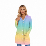 Naiste pikkade varrukatega kampsun, vabaajajakk taskutega, topp XL