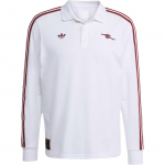 Adidas Originals SS25 Arsenal Terrace Ikoonid Mood Pullover Pikkade Varrukatega Polo S&auml;rk Meeste Polo S&auml;rgid JM9396 L