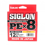 Sunline PE Line X8 Siglon 300M PE 0.8 12LB Oranž (2486) oranž