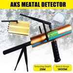 Uus Uuendatud AKS K&auml;eshoitav Antenn Professionaalne Metall/Kuldne 3D Metallidetektor 1000m T&ouml;&ouml;ulatus Masinad Kulla Leidja 2019 Uus Saabumine must