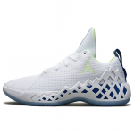 Air Jordan Jumpman Diamond Low PF Valge Sinine Roheline Meeste Tossud Liquid-Lime FB7169-131 42.5