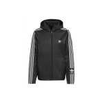 Adidas Originals Trefoil Lock Up Wb Triibuline Tikitud Kapuutsiga Spordijakk Meeste Jakk Must HC2006 S