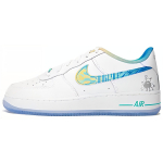 Nike Air Force 1 LV8 GS Unlock Your Space Laste tossud Valge Hele-M&uuml;ndiroheline Mitmev&auml;rviline FJ7691-191 35.5