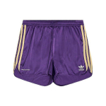 Adidas Originals Wales Bonner 70ndate Elastsusega Logo Prindiga Suvised Keskmise V&ouml;&ouml;kohaga Triibulised Mugava Istuvusega Vabaaja L&uuml;hikesed P&uuml;ksid Meeste L&uuml;hikesed P&uuml;ksid Lilla H35565 XS