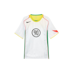 Nike Dri-Fit Total 90 &uuml;mara kaelusega kuiv ja mugav l&uuml;hikeste varrukatega jalgpallis&auml;rk meestele topid IB4219-100 M white