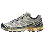 Salomon XT-6 Retro V&auml;litingimuste Kangas S&uuml;nteetiline Nahk Libisemisvastane Kulumiskindel Madalad Vabaaja Maastikujooksujalatsid Unisex Tossud Liivahall 414551 38