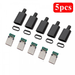 10tk C-t&uuml;&uuml;pi usb3.1 3A kiirlaadimine USB-pistikud isane pistikupesa Elektriklemmid keevitamine DIY andmekaabli tarvikud
