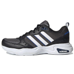 Adidas Neo Strutter Kangas S&uuml;nteetiline Nahk Klassikaline Logo Libisemisvastane Vastupidav Madal L&otilde;ige Elustiil Vabaaja Jalan&otilde;ud Meeste Vabaaja Jalan&otilde;ud Must FY8161 44⅔